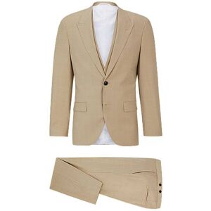 HUGO Slim-fit suit in textured fabric