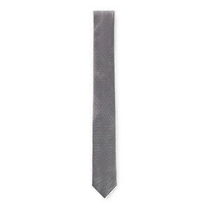 HUGO Diagonal-stripe tie in silk jacquard