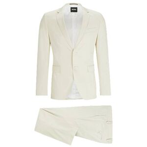 Boss Extra-slim-fit suit in stretch cotton