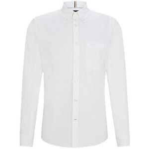 Boss Button-down slim-fit shirt in Oxford cotton