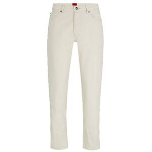 HUGO Tapered-fit jeans in natural denim