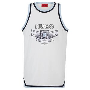HUGO Mesh vest with new-season logo artwork