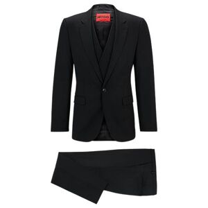 HUGO Extra-slim-fit suit in patterned performance-stretch cloth