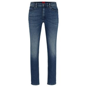HUGO Extra-slim-fit jeans in blue stretch denim