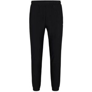 Boss Tracksuit bottoms in stretch fabric with decorative reflective logo