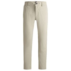 Boss Tapered-fit chinos in technical-stretch material