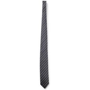 Boss Striped tie in a jacquard-woven blend with silk