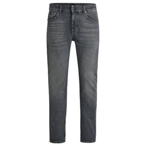 Boss Slim-fit jeans in grey stretch denim