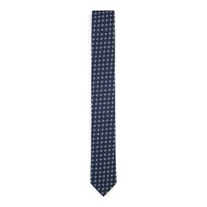 Boss Silk-blend tie with jacquard-woven pattern