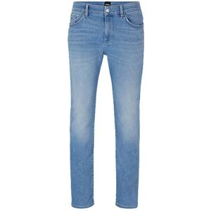 Boss Slim-fit jeans in light-blue soft stretch denim