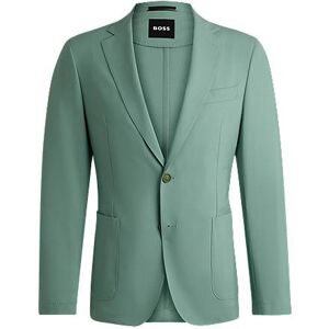 Boss Slim-fit jacket in a performance-stretch wool blend