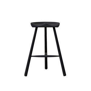 Form & Refine Shoemaker Chair No. 68 SH: 65 cm - Black Painted Beech