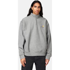 Carhartt Sweatshirt - Half Zip American Script Hvid Unisex L