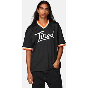 Tired Skateboards T-shirt - The Rounders baseballtrøje Sort Male EU 45 1/3