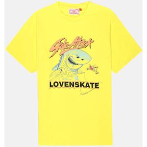 Lovenskate T-shirt - Skate Attack Gul Male S