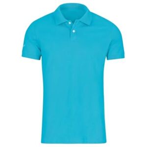 Trigema Herren Elast. Piqué Poloshirt, Blau(azur), XL EU