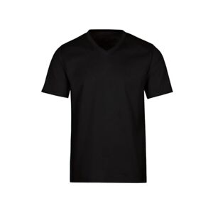 Trigema Men's T-Shirt (637203) Black (Black 008) plain, size: 5XL