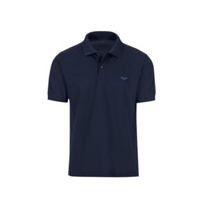 Trigema , Men's Polo Shirt, 627601 (627601) Blue (Navy) plain, size: 3xl