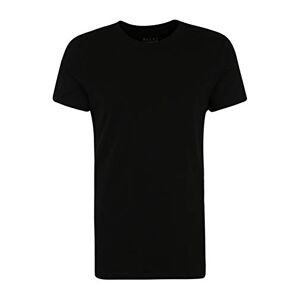 Blend Herren T-Shirt O-neck, 2er Pack, Einfarbig, Gr. Large, Schwarz (black 70155)