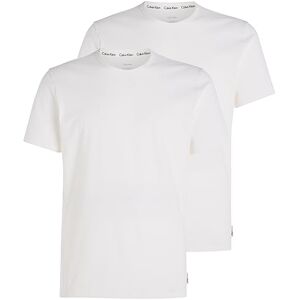 Calvin Men's T-Shirt (2p S/S Crew Neck) White (White 100), size: m