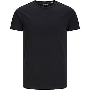 JACK & JONES Men’s Basic O-Neck Tee S/S Noos T-Shirt (Basic O-neck Tee S/S Noos) Black (Black C-N10) plain, size: 50