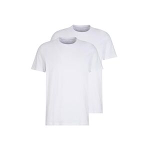 TOM TAILOR Men's T-shirt 2-pack, 2 x White, s
