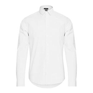 CASUAL FRIDAY Men's Slim Fit Formal Shirt White Weiß (50105 Bright white) Medium