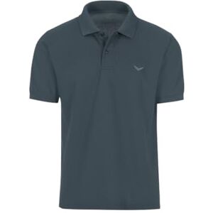 Trigema , Men's Polo Shirt, 627601 (627601) Grey (anthracite 018) plain, size: 3xl