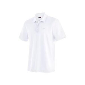 Maier Sports Men’s Ulrich Polo Shirt, white, m