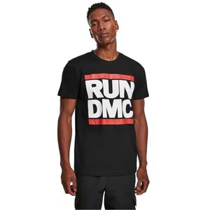 Herren Run DMC Logo Tee M Black
