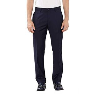 ESPRIT Men's 993EO2B902 COMF Wool Relaxed Suit Trousers, Blue (Dark Navy), W30/L34