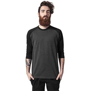 Urban Classics TB366 Herren 3/4 Sleeve Beung Regular Fit T-Shirt, Cha/Blk, M