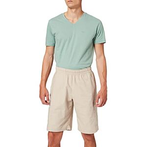 Trigema Men's cargo Bermuda shorts made from 100% cotton, sand