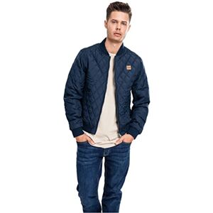 Urban Classics TB862 Herren Steppjacke Diamond Quilt Nylon Jacke Ideal als Übergangsjacke, Blau (navy 155), Gr. X-Large