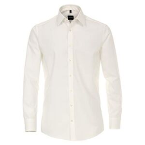 Venti Men's Classic Long regular Shirt Beige Beige (002 champagner) 40