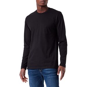 Trigema Men's Long-Sleeved Shirt, 636501 (636501) black Plain, size: 5XL