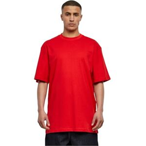 Urban Classics Tall Men's T-shirt, Plain, Long Cut T-shirt in Many Colours, Sizes S 6XL, red, 6XL