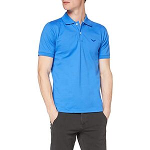 Trigema , Men's Polo Shirt, 627601 (627601) Blue (Electric-blue 048) plain, size: xxl