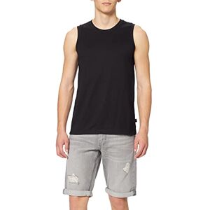 Trigema Men's Single Jersey Tank Top, Black (Black 008)