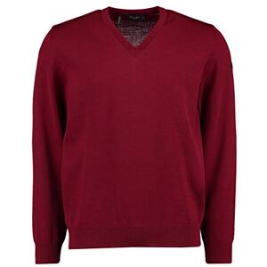 Maerz Men's V-Neck Long Sleeve Jumper, Red (495), XXX-Large (Manufacturer size: 58)