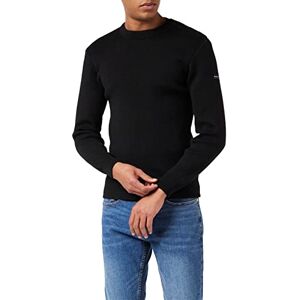 Armor Lux Men's 1901 Plain Long Sleeve Jumper Black Small