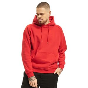 Urban Classics Men's Blank Hoodie, red