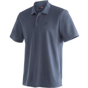 Maier Sports Men’s Ulrich Polo Shirt, grey, m