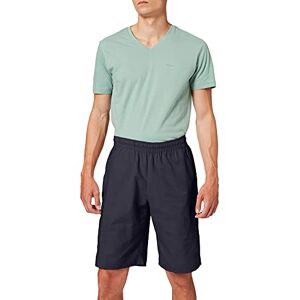 Trigema Men's cargo Bermuda shorts made from 100% cotton, navy