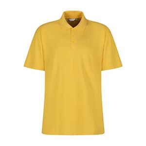 Trutex Limited Boy's Short Sleeve Plain Polo Shirt, Yellow, 1-2 Years (Manufacturer Size: 18-19