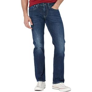 Pepe Jeans Kingston Men's Zip Jeans (Kingston Zip) 11 oz Streaky Stretch Dk, size: 31W / 34L