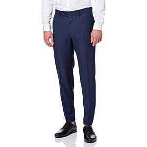 Roy Robson Men's Pleat-Front Suit Trousers Blue 46W/32L