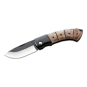 Herbertz Unisex Adult Pocket Knife Tagayasan Wood Length Open: 20.0 cm, Grey, M
