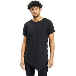 Urban Classics Herren Asymetric Long Tee T-Shirt, Schwarz (black 7), S