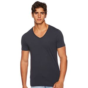JACK & JONES Men's Basic V-Neck Tee S/S Noos T-Shirt (Basic V-neck Tee S/S Noos) Blue (Navy Blue) plain, size: xxl